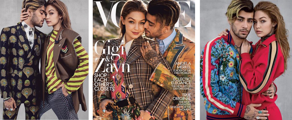 閃光情侶Gigi＆Zayn登封面，自曝最愛穿「原味男友衣」！