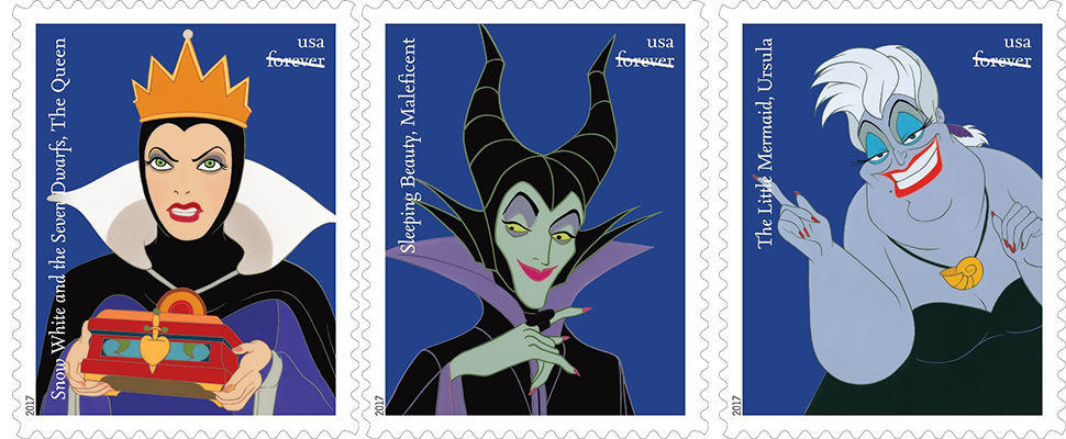 壞壞惹人愛！《迪士尼十大惡人》郵票組好想一次全收集