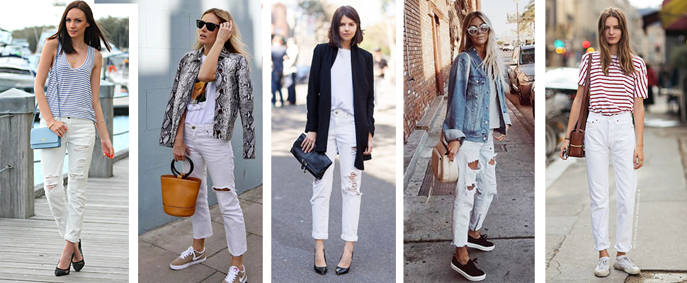 「白色男友褲」原來這麼好搭，衣櫥裡沒它就可惜了～