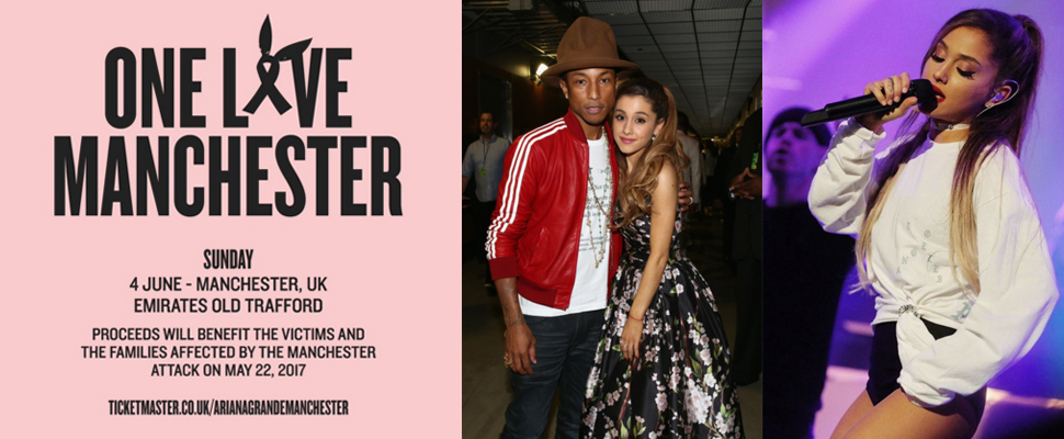 不向惡勢力低頭，不讓恐懼支配我們，不會讓仇恨戰勝！亞莉安娜率巨星群舉行慈善演唱會｜女星焦點