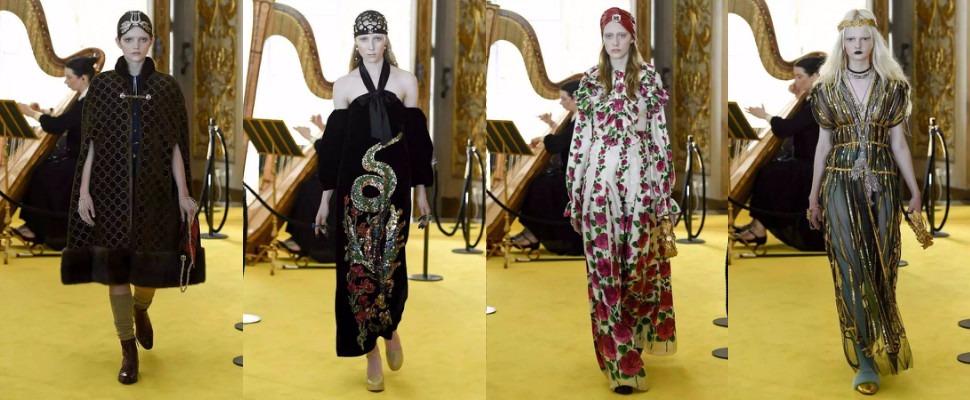 GUCCI春季2018系列，帶我們回到那遙遠美好的文藝復興時代～