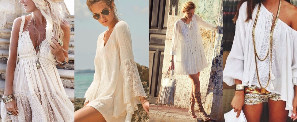 夏日白色系穿搭提案，全白穿搭不知道要怎麼穿就參考她們吧！｜穿搭技巧