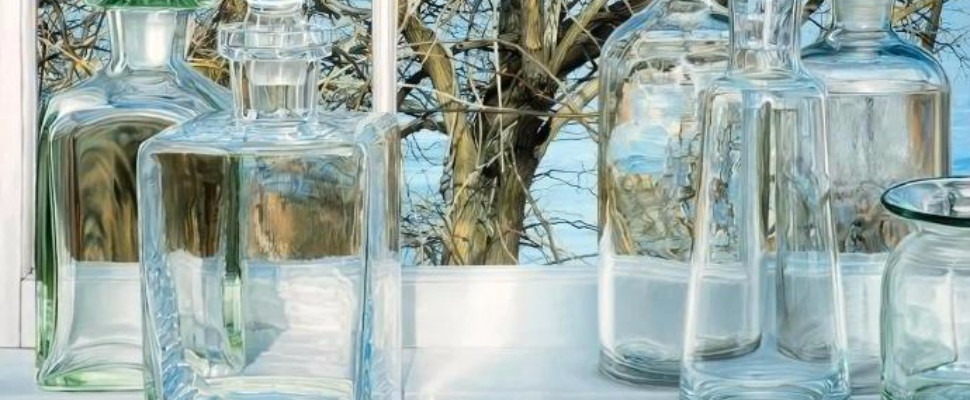 他用了幾個玻璃瓶，向世人證明藝術的無所不能～