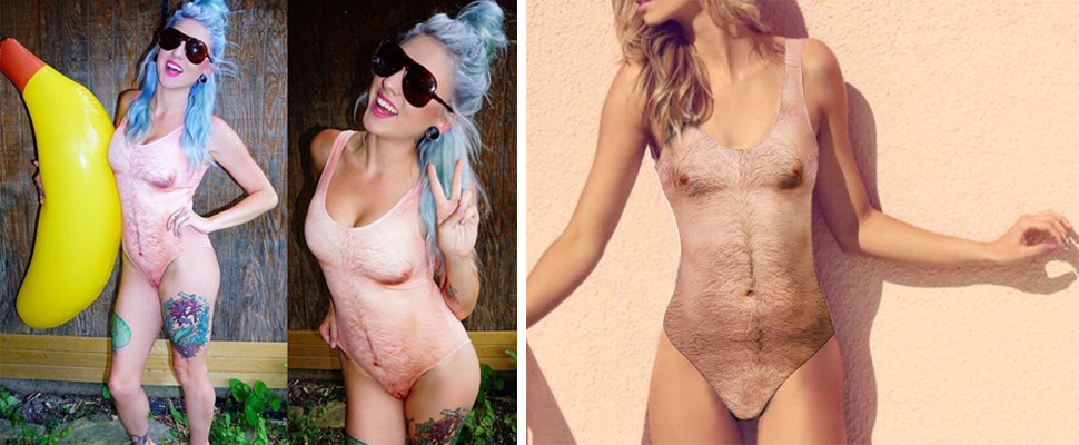 光是討論話題就已經先成功一半，穿上它不知道會不會被警察伯伯抓走的「偽裸體泳裝」