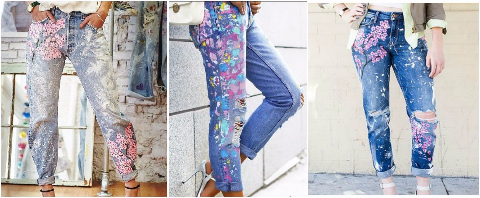 牛仔褲DIY好簡單，不管是潑墨或是刷破都可以自己來！