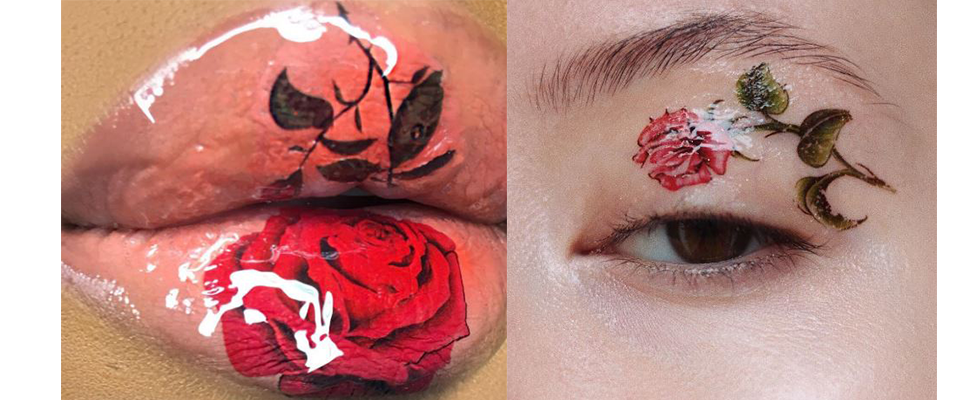 Instagram超強彩妝又一波！前衛大膽的「刺青眼唇妝」無痛登場