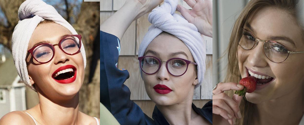 擋不住的設計魂！Gigi Hadid攜手VogueEyewear推出聯名夢境