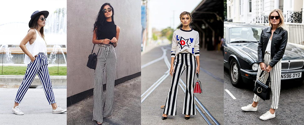 別老是把穿搭重點擺在上衣！今夏就讓「條紋褲」當主角穿出最潮復古味