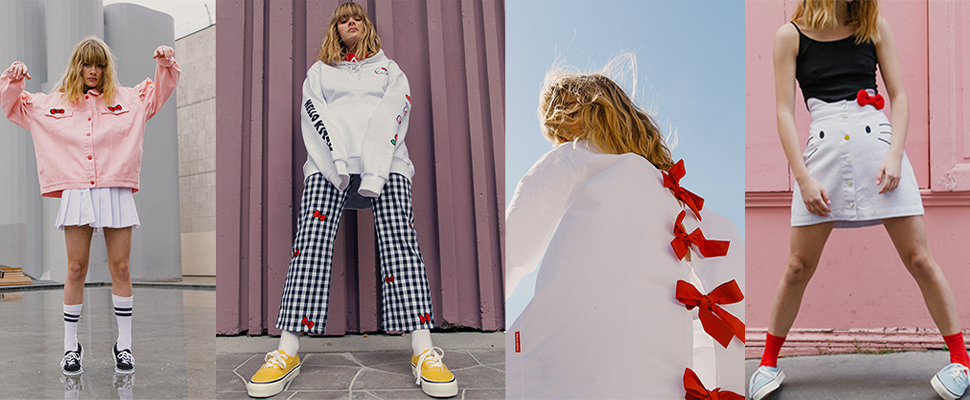 直接預約2017最強聯名Lazy Oaf ｘHello Kitty，街頭大人準備重燃妳的少女魂
