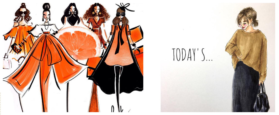 穿搭沒靈感？必追IG手繪達人讓你天天穿出新花樣！