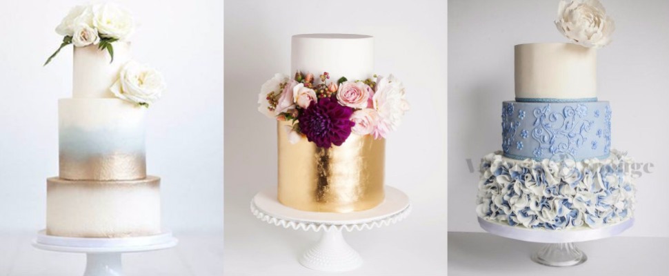 用看的就有幸福的感覺！像藝術品一樣的婚禮蛋糕，夢幻度破表～