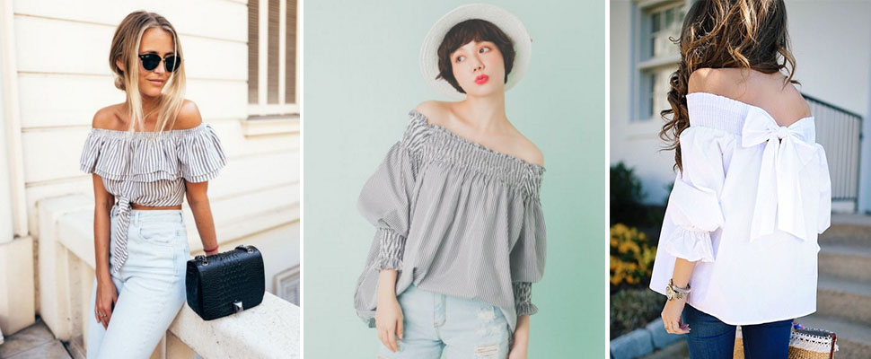 女人的小心機單品「一字領」，2017 SUMMER持續發燒！