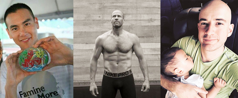 頂上無毛才有型，精選3位光頭哥，大聲說：他們，我可以！