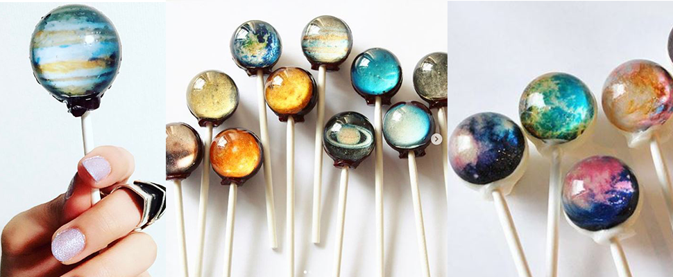 國外限定的「星球棒棒糖」居然能夠在家自己作？一看就會的零技巧作法公開！