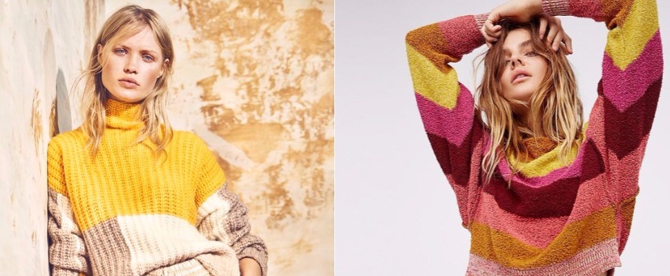 本季有好多彩色毛衣呢~一套上OOTD&心情整個亮起來! 本季有好多彩色毛衣呢~一套上OOTD&心情整個亮起來!