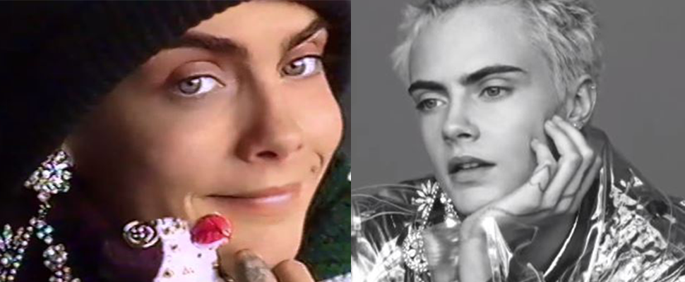 粗眉卡拉回娘家，Burberry聖誕形象廣告當家庭錄影帶拍～