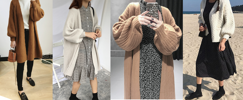 這款會爆！針織小外套不管長短顏色，記得找「澎袖」就對了｜穿搭推薦