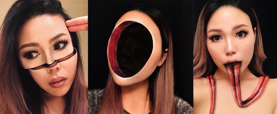 【驚悚慎入】萬聖節來了！伊藤潤二風彩妝，你敢畫出門嗎？