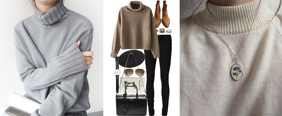 冷氣團來吧～小編好期待每天穿著高領毛衣，打扮時髦出門呢！